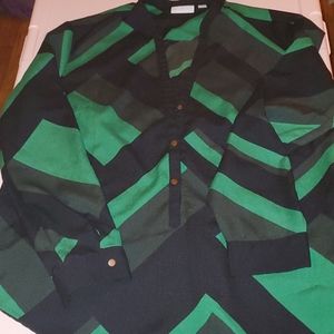 Geometric blouse